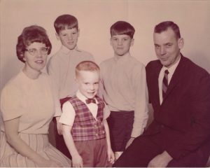 Dan Laughlin and his family